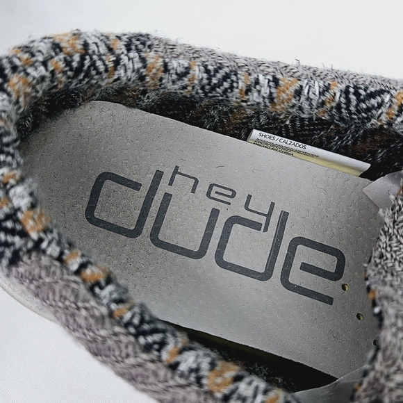 Hey Dude Wally Baja Blanket Slip-On Shoe in Gray Size 10 - Picture 15 of 15